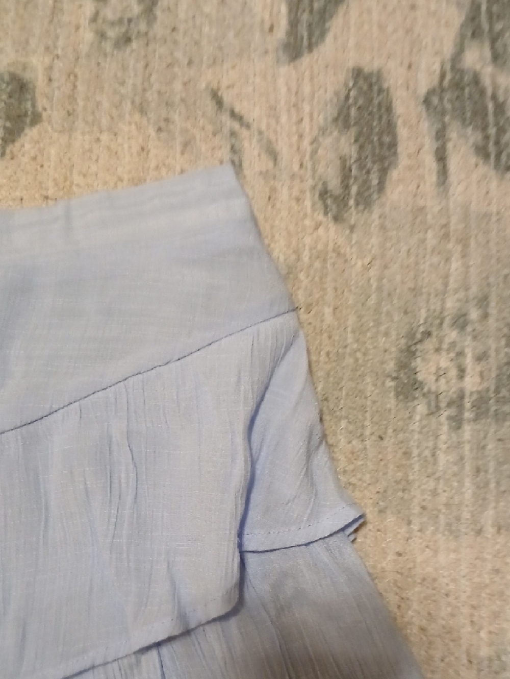 Love Tree Light Blue Ruffle Skort - Picture 5 of 9